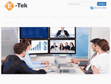 Tablet Screenshot of etektraining.com